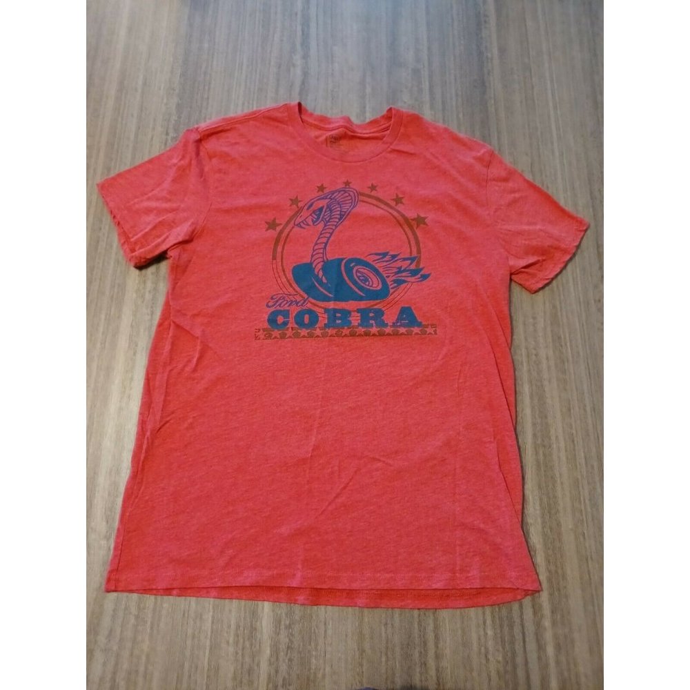Gap FORD COBRA Red Cotton Short Sleeve Graphic T-Shirt Men's Size M